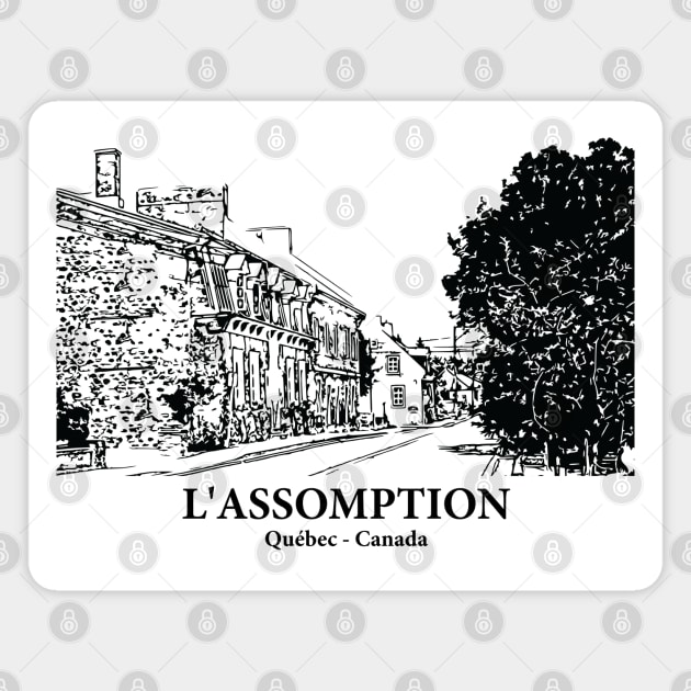 L'Assomption - Québec Magnet by Lakeric